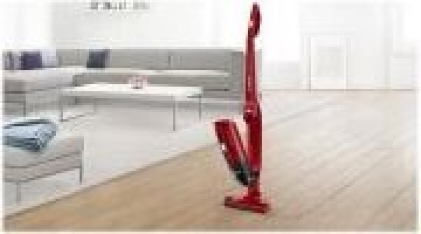 Readyy'y Serie 2 BBHF214R - Støvsuger - pinne/håndholdt (2-i-1) - uten pose - uten kabel - dyp rød