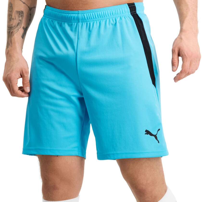 teamLIGA Shorts, fotballshorts herre Blue Atoll-puma Blac