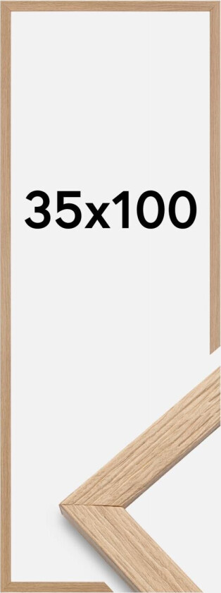 Ramme Stilren Akrylglass Eik 35x100 Cm