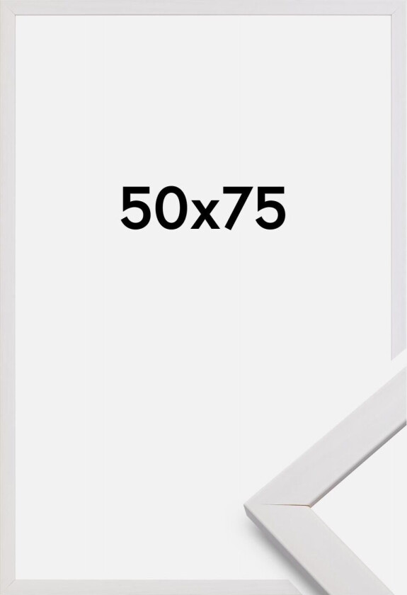 Ramme Stilren Akrylglass Hvit 50x75 Cm