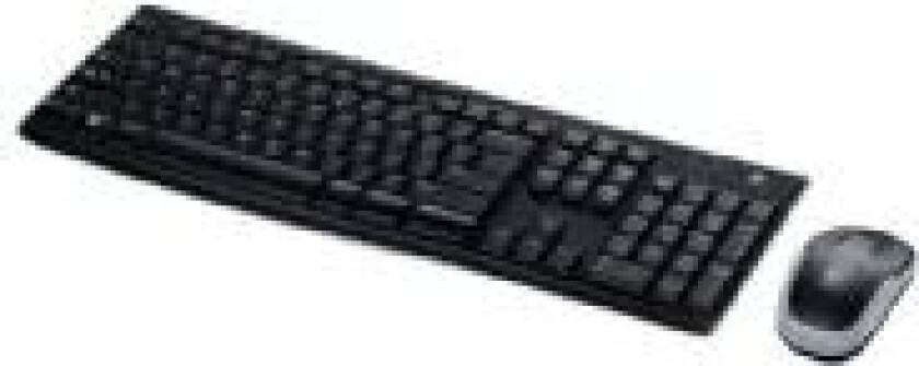 MK270 Wireless Combo - Tastatur- og mussett - trådløs - 2.4 GHz - Fransk