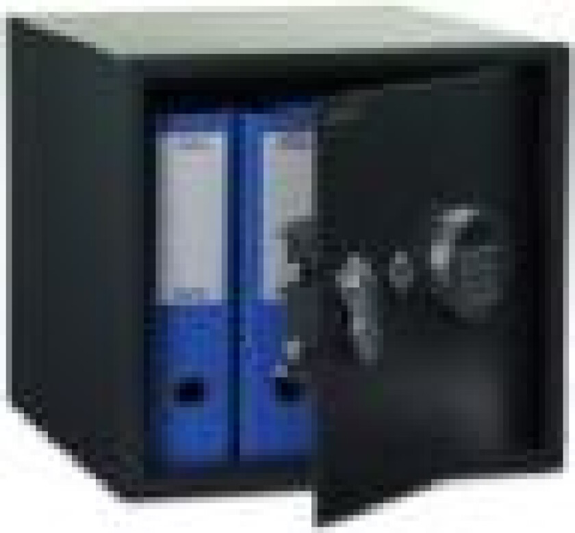 Rieffel VT-SB 380 SE, Frittstående safe, Sort, Elektronisk, 40 l, 350 mm, 375 mm