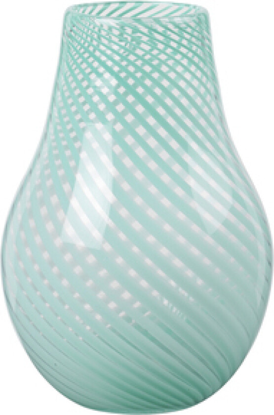 Ada Cross Stripe vase 22,5 cm Light turquoise