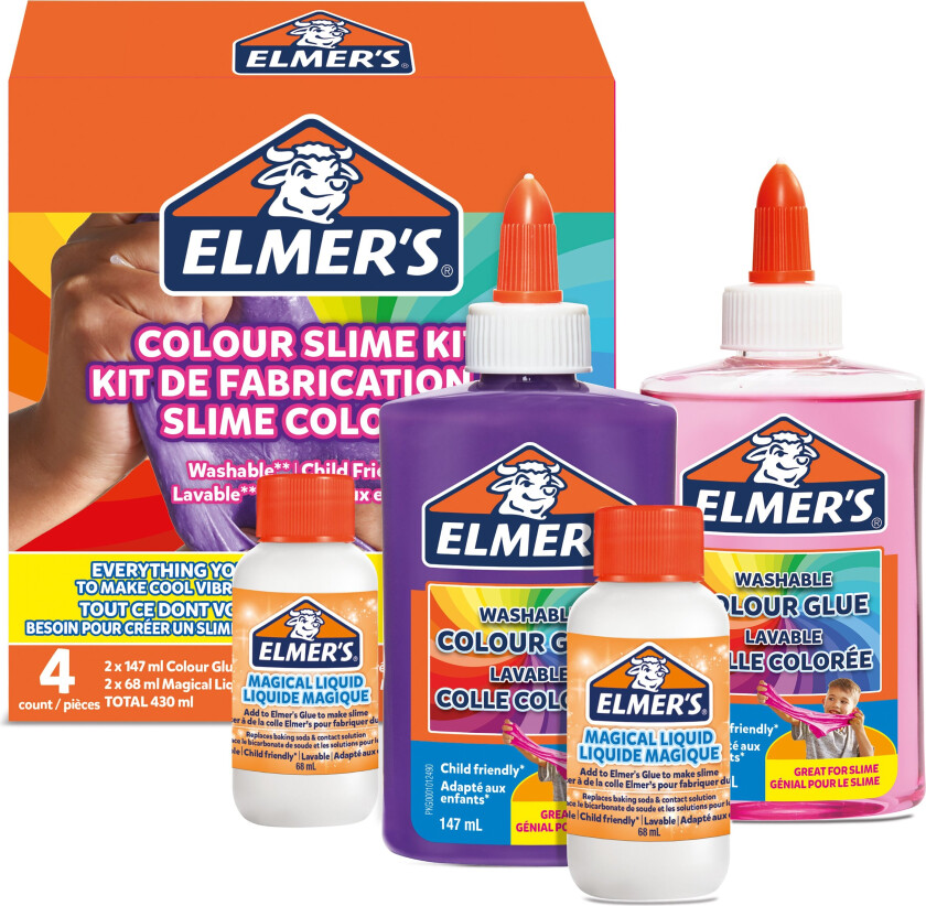 Elmer's Opaque color slime kit