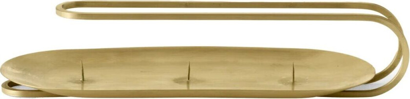 Clip lysestake til 3 lys 5 cm Messing