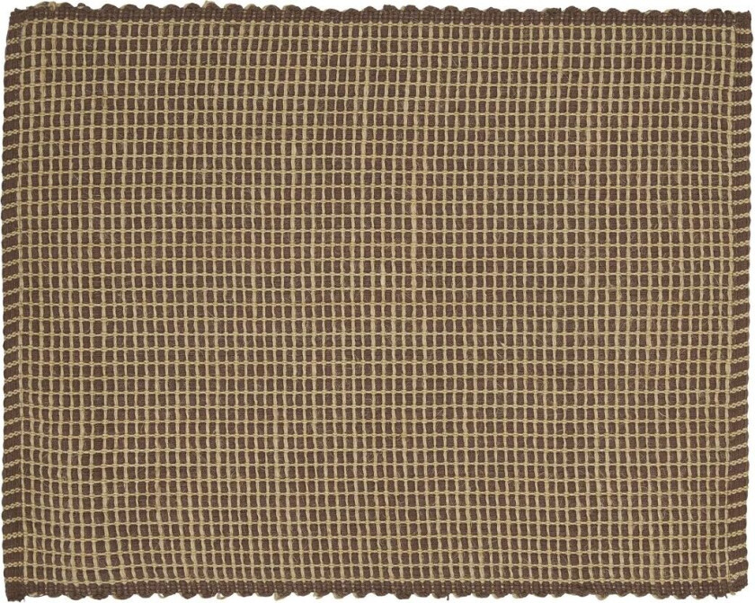 Duved spisebrikke 35x45 cm Brun