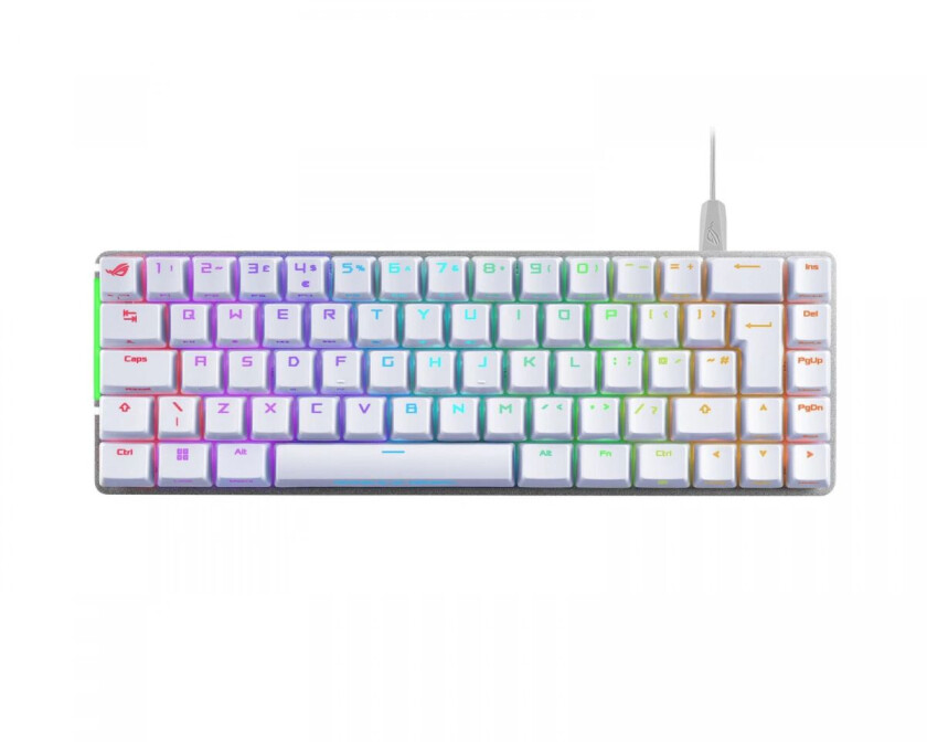 Asus Rog Falchion Ace Mekanisk Tastatur Rgb [Rog Nx Red] - Moonlight Hvit