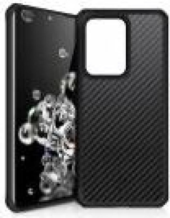 ITSKINS HybridFusion, deksel, Samsung, Galaxy S20 Ultra/S20 Ultra 5G, 17,5 cm (6,9), karbonfiber