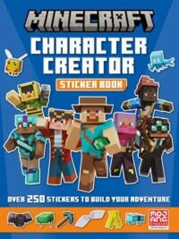 Minecraft Character Creator Sticker Book Av Mojang Ab