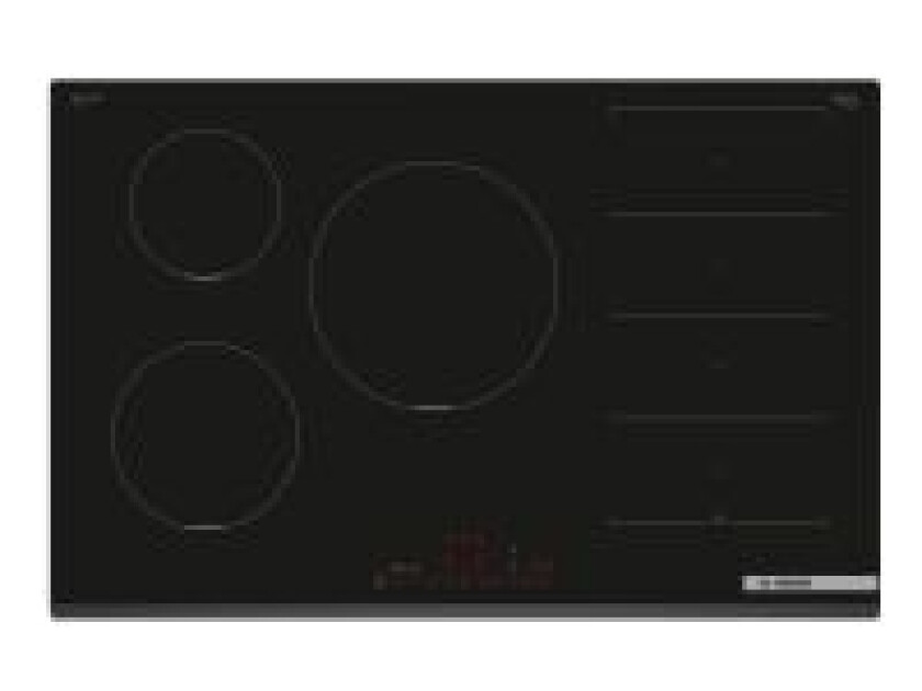 Serie 6 PXV831HC1E - Induksjonskomfyrtopp - 5 plater - Nisje - bredde: 75 cm - dybde: 49 cm fasettert front - svart