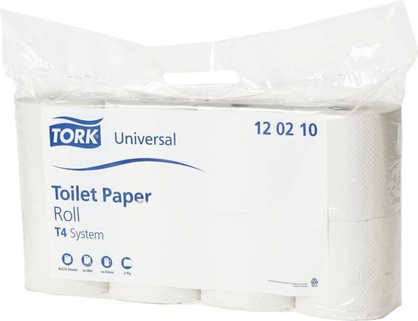 Tork Universal T4 - Toalettpapir - 272 ark - rull - 38 m (en pakke 8) - for P/N: 242082