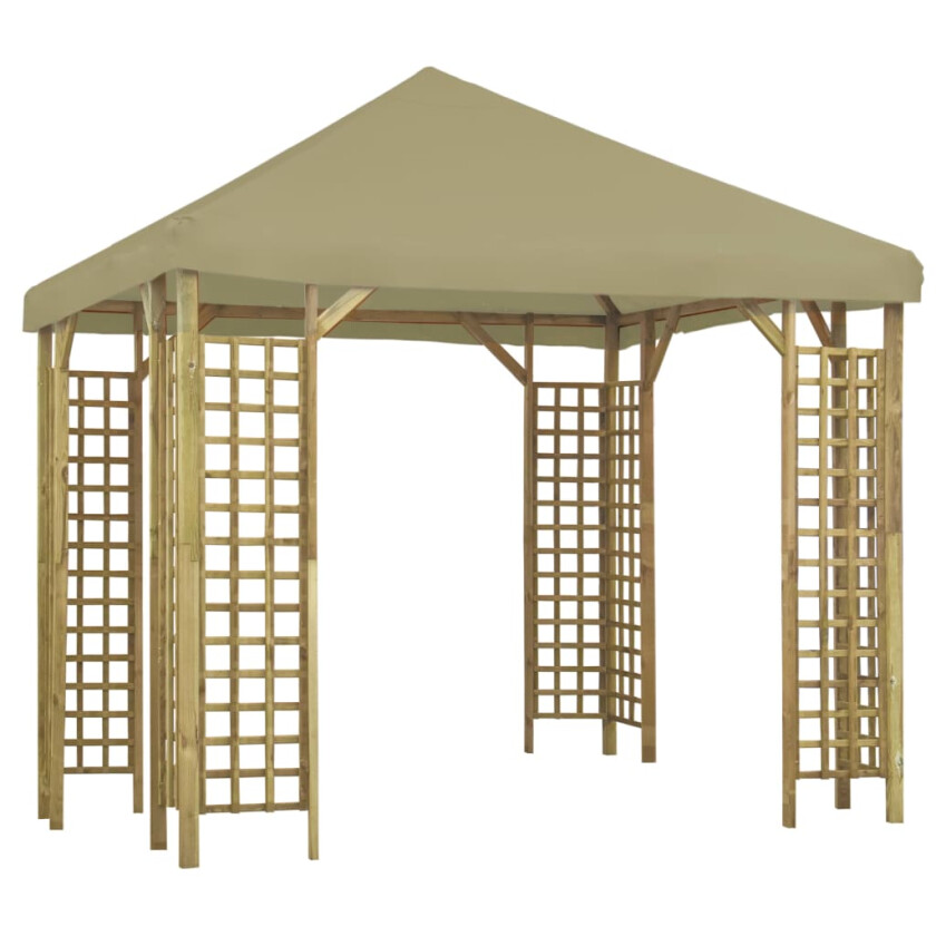 Paviljong 3x3 m beige