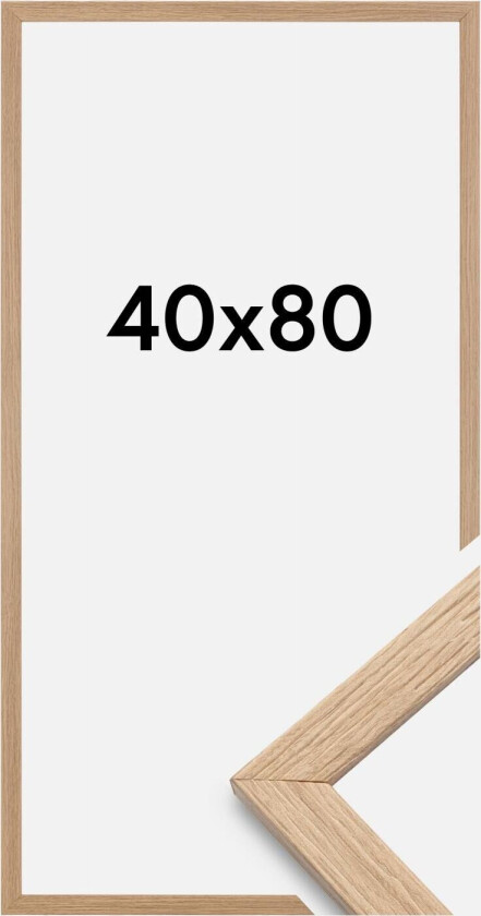 Ramme Stilren Akrylglass Eik 40x80 Cm