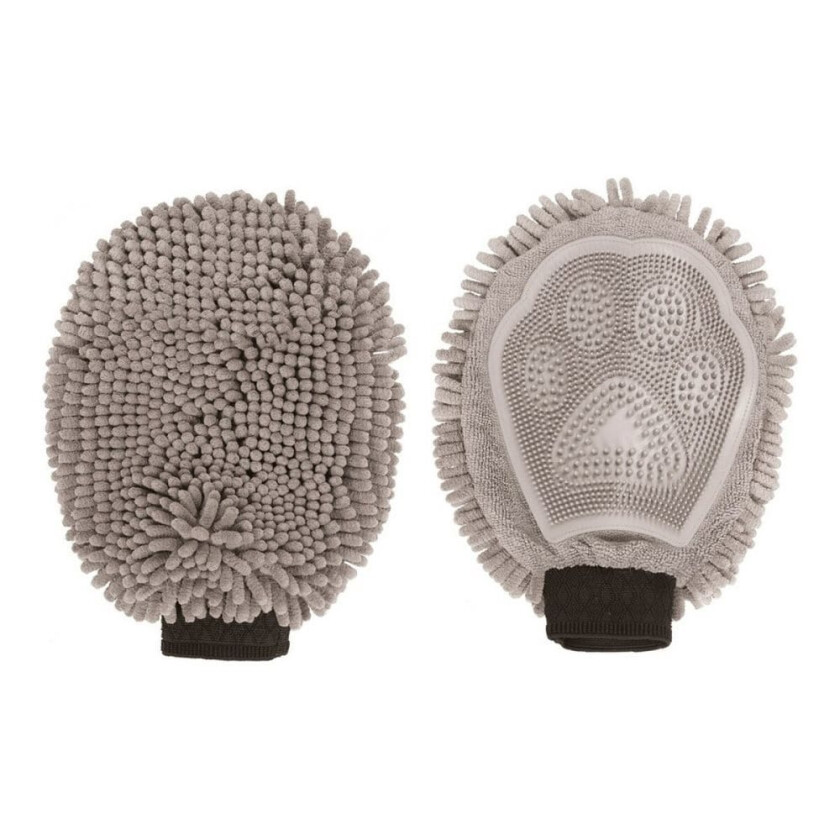 Dirty Dog Grooming Mitt Grå