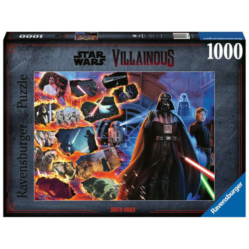 Puslespill 1000 Brikker - Star Wars Villainous: Darth Vader