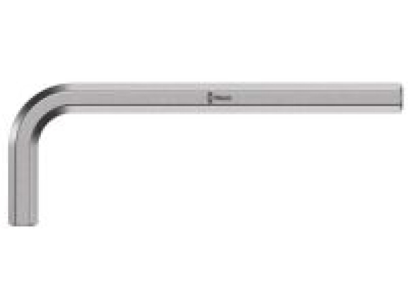 05021095001, L-formet hexnøkkel, Metrisk, 19 mm, Kromfarget, 18 cm, 7 cm