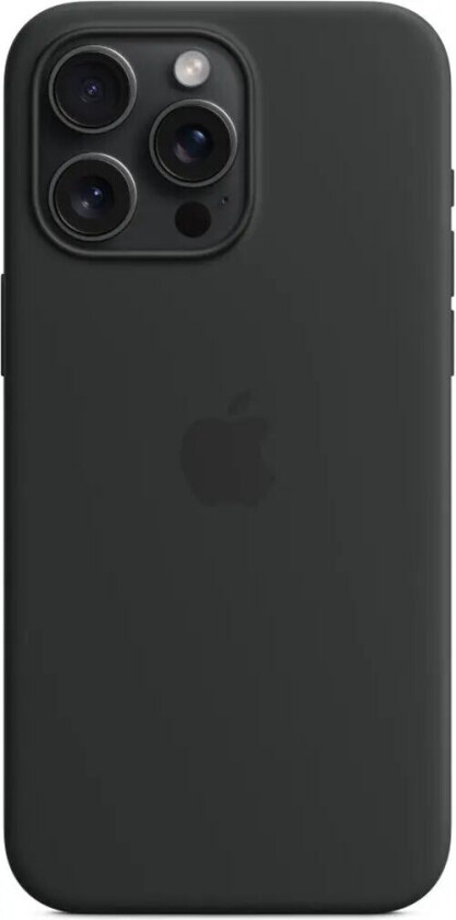 Bilde av iPhone 15 Pro Max Silicone Case with MagSafe - Black