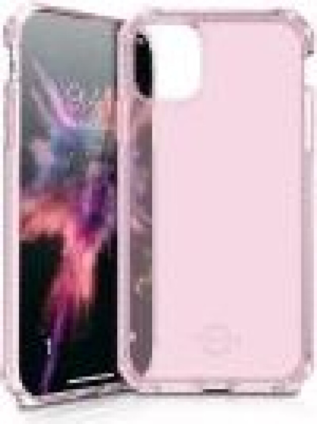 ITSKINS SPECTRUM CLEAR cover til iPhone 11 Pro / XS / X®. Lyserød