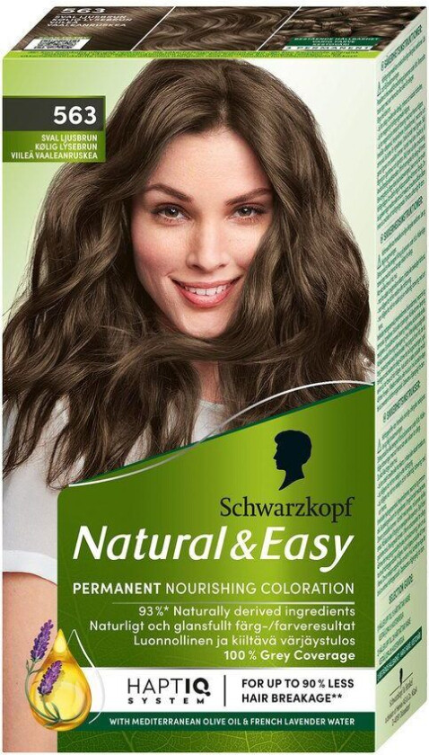 Natural & Easy 563 Sval Lysebrun