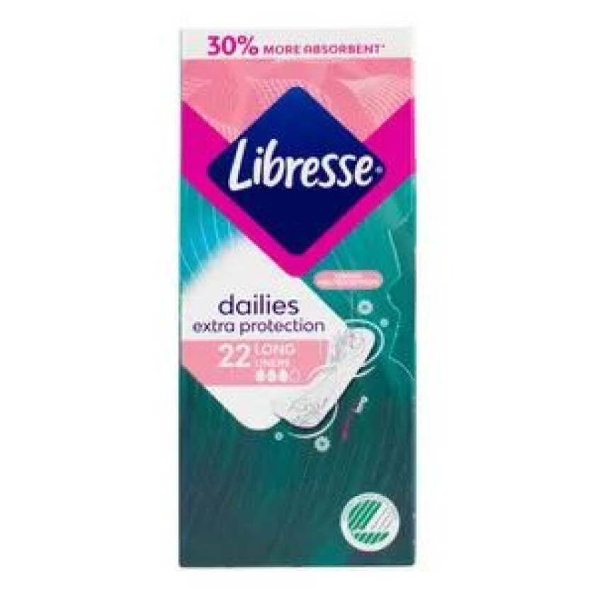 Libresse Truseinnlegg Extra Protection Long 22stk