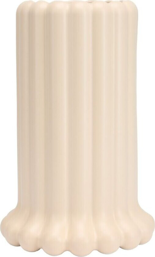 Tubular vase large 24 cm Beige