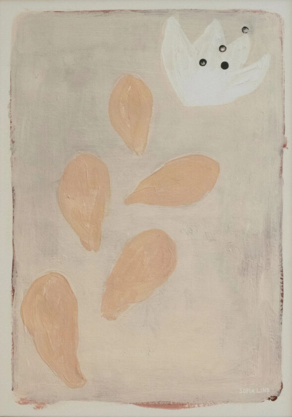 Stone Crop plakat 50x70 cm Pink-nude