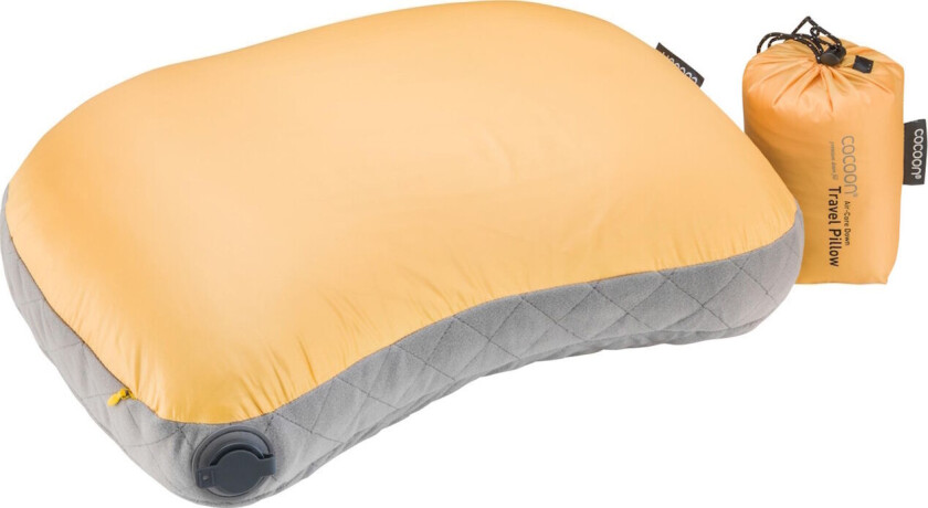 Air-Core Down Travel Pillow OneSize, Sunflower/Grey