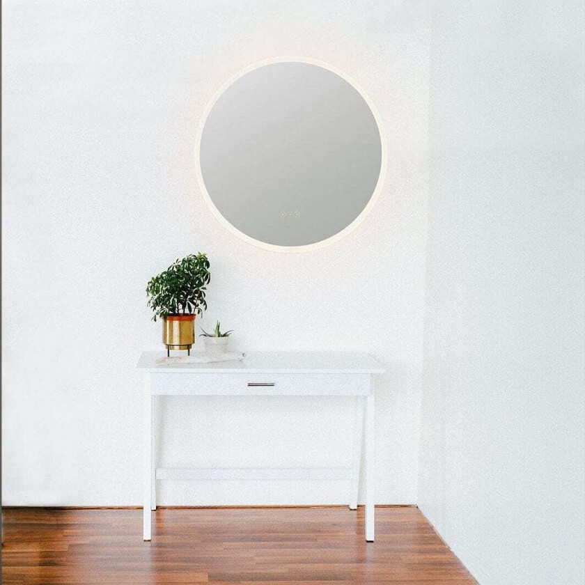 Bilde av Johannesburg Speil m/Frostet Ramme og LED-lys