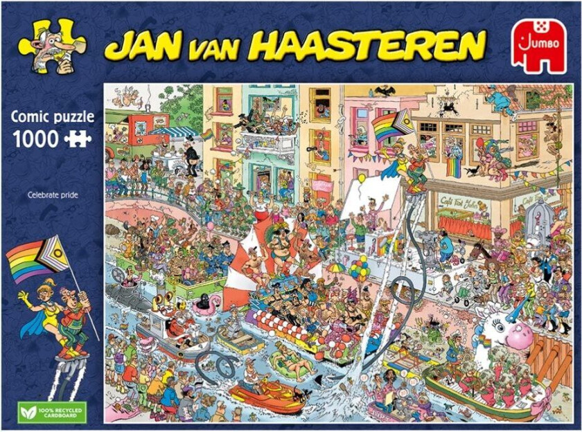 Jan Van Haasteren Celebrate Pride Puslespill 1000 brikker