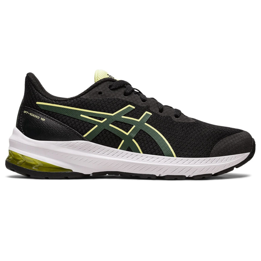 Asics GT-1000 12 GS, løpesko, junior Black/rain Forest