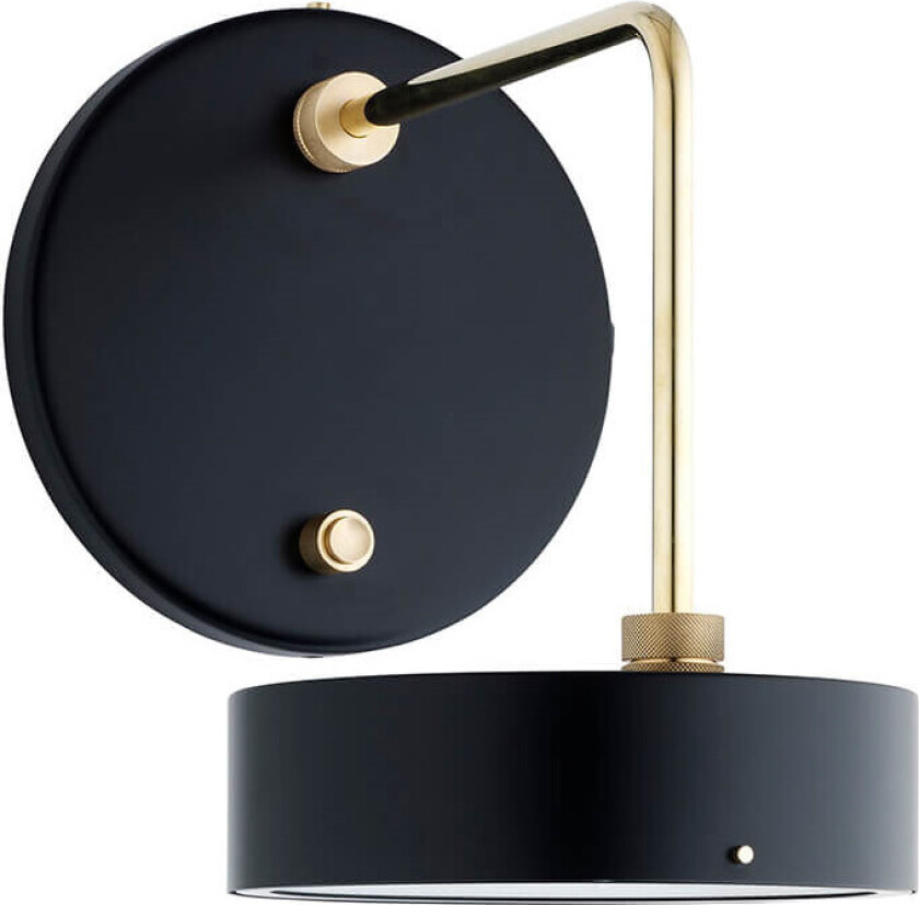 Petite Machine Wall Lamp Deep Black