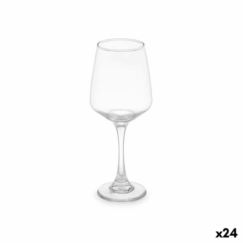 Vinglass Gjennomsiktig Glass 420 ml (24 enheter)