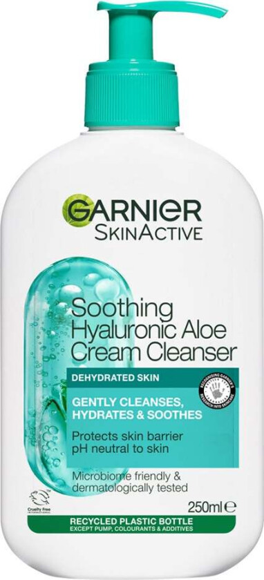 SkinActive Soothing Hyaluronic Aloe Cream Cleanser 250 ml