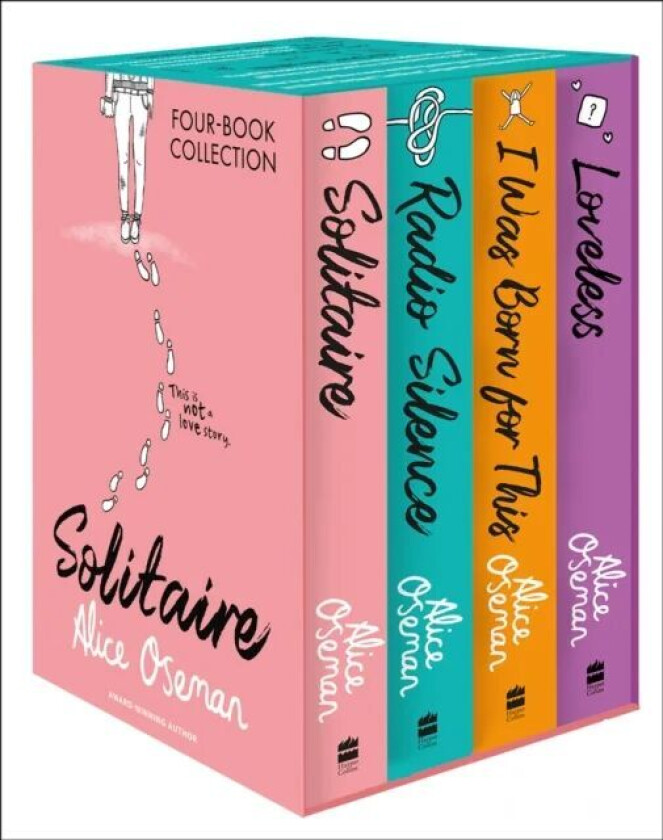 Alice Oseman Four-Book Collection Box Set (Solitaire, Radio Silence, I Was Born For This, Loveless) av Alice Oseman