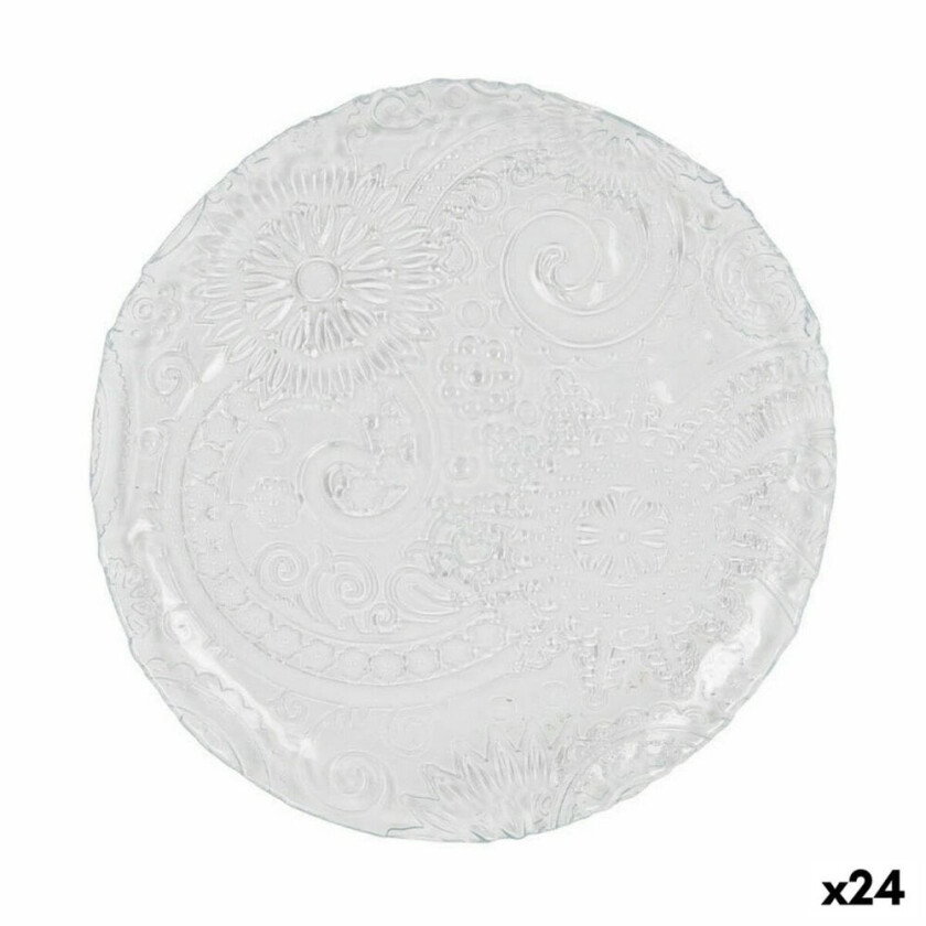 Flat tallerken Inde Petra (24 enheter)