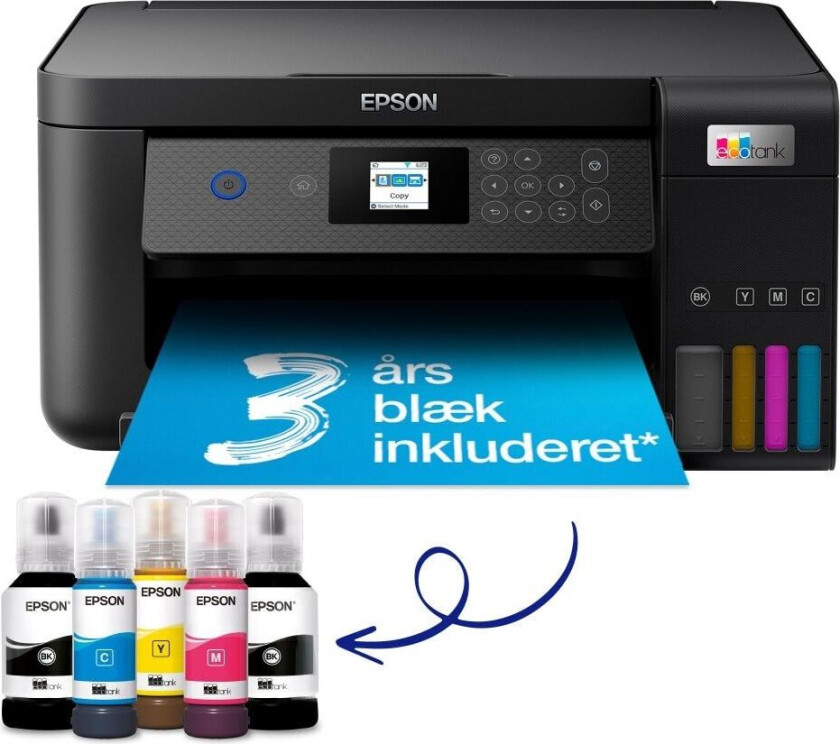 EcoTank ET-2850 All in One Blekkskriver Multifunksjon - Farge - Blekk
