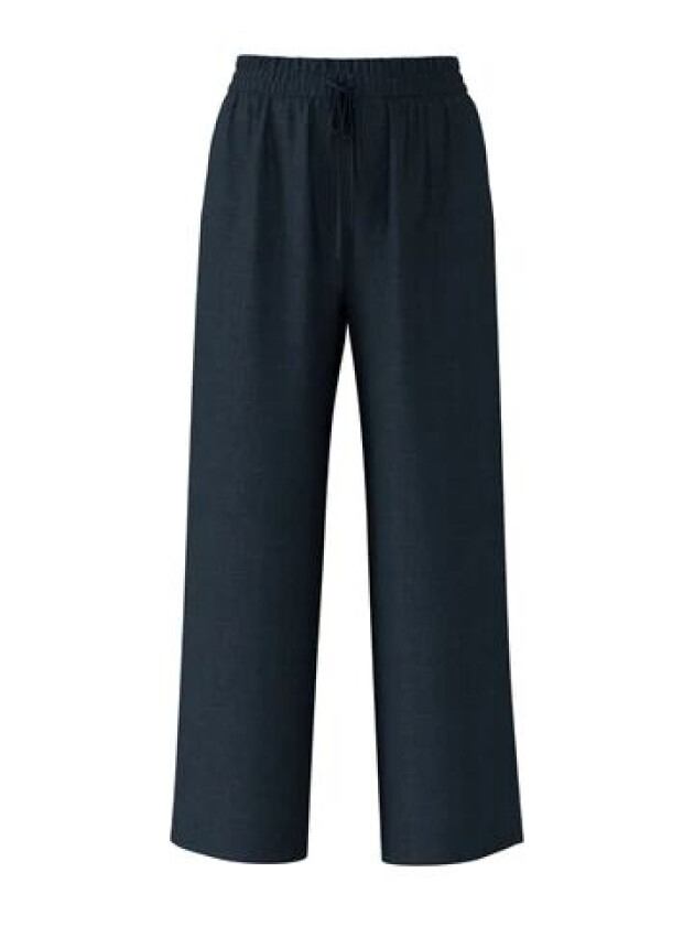 Viva-Gulia Hw Long Linen Pant - Dark Sapphire 44
