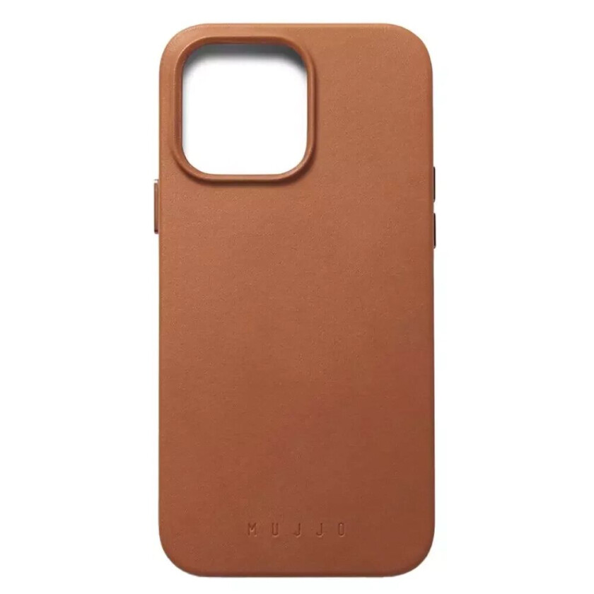 iPhone 14 Pro Max Leather Deksel - MagSafe Kompatibel - Brun