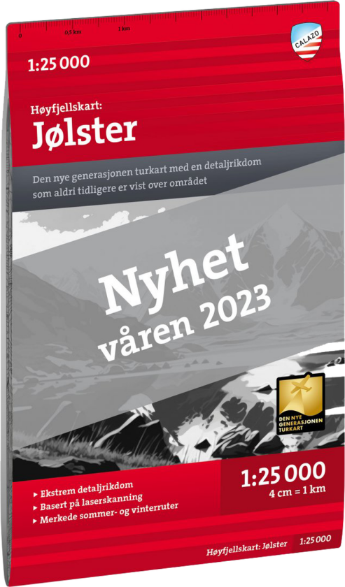Høyfjellskart Jølster