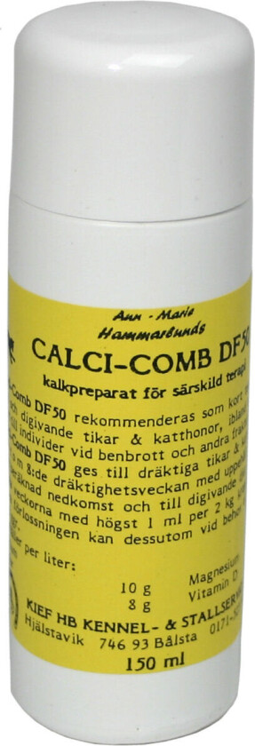 Bilde av Calci-Comb DF50 - Flytende kalk - Eurogroom - 150 ml