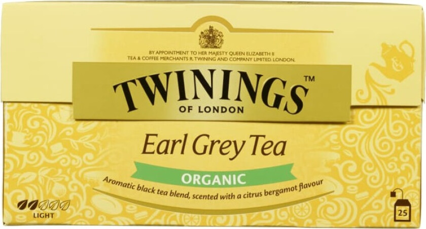 Twinings Earl Grey Økologisk 25 poser