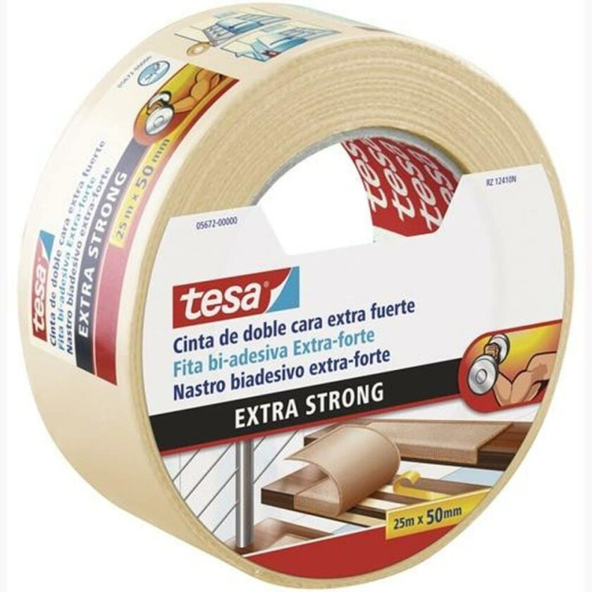 Dobbeltsidig tape TESA Beige