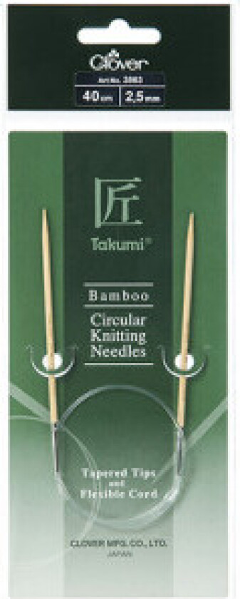 Takumi Rundpinne Bambus 40cm 2,50mm /15.7in US1½