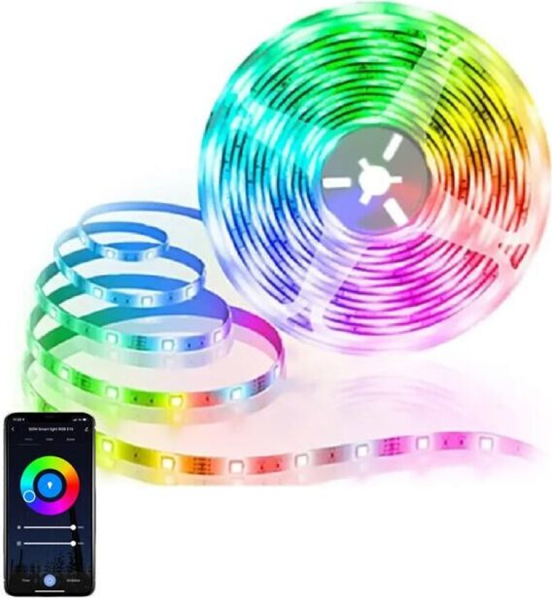 SiGN Smart Home WiFi RGB LED-Lysslynge, 5m