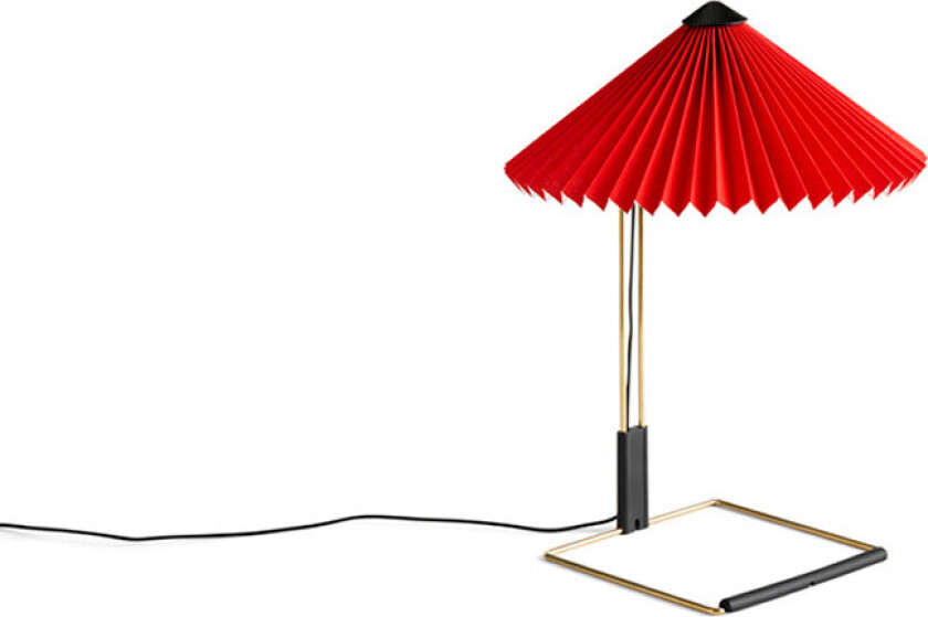 Matin Table Lamp Small Bright Red