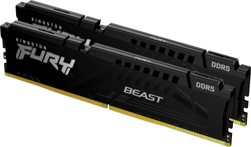 Fury Beast 16gb (2-kit) Ddr5 5600mhz Cl40 Black 16gb 5,600mhz Cl40 Ddr5 Sdram Dimm 288-pin