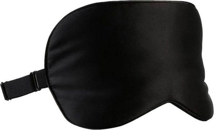 INF Sovemaske 100% silke Svart