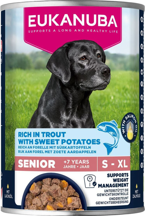 Dog Wet Senior Trout with Sweet Potatoes Våtfôr til Hund 400 g