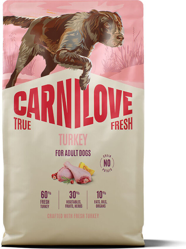 True Fresh Dog Adult Turkey Tørrfôr til Hund