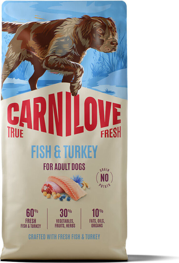True Fresh Dog Adult Fish & Turkey Tørrfôr til Hund